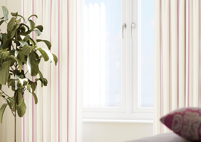The British Stripe Co. Victoria, Notting Hill No.1 - Made to Measure Curtains - Image 5